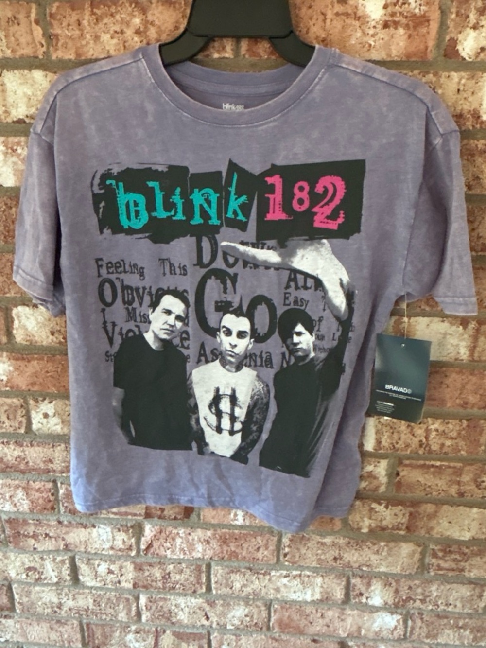 Blink-182 Short Sleeve Kids Band Tee - Purple
